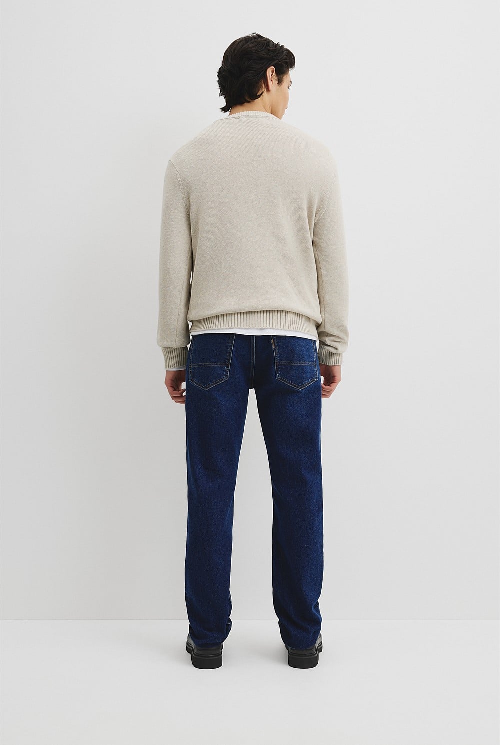 Australian Good Earth Cotton Crew Neck Knit