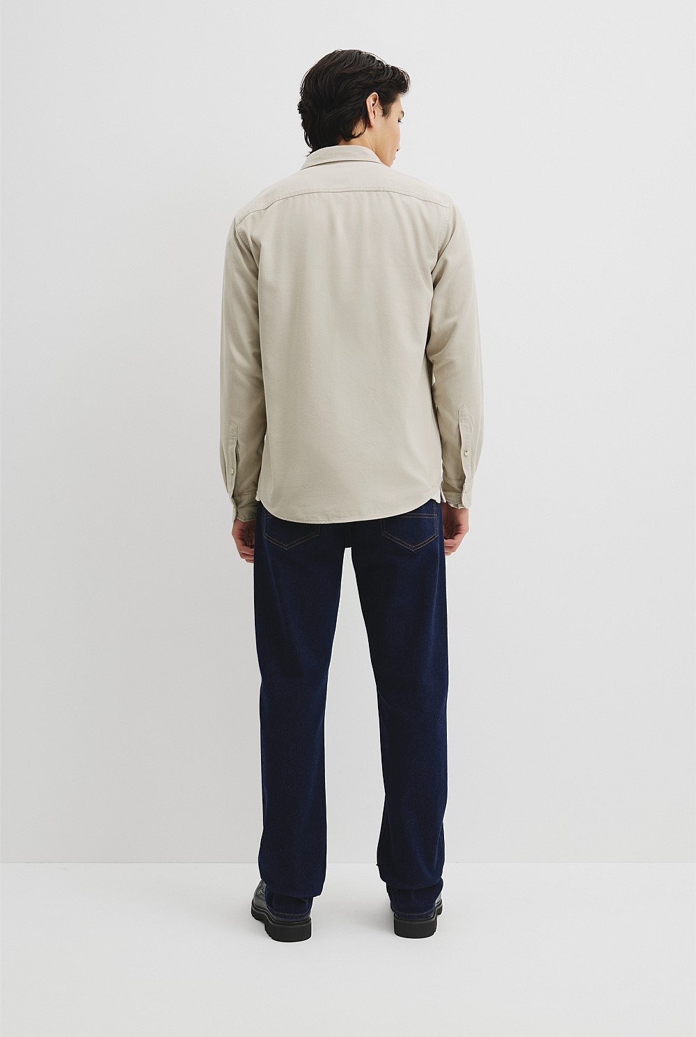 Regular Fit Brushed Cotton Shirt