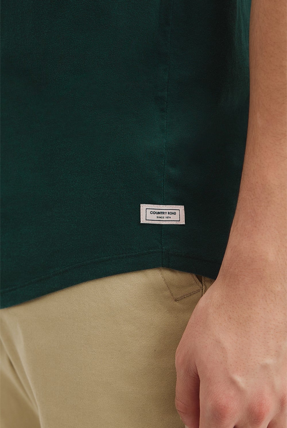 Australian Cotton Longline Garment Dye T-Shirt