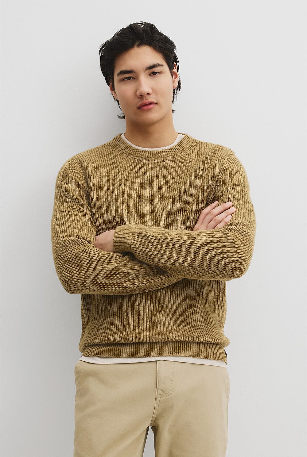 Workwear Australian Cotton Crew Knit