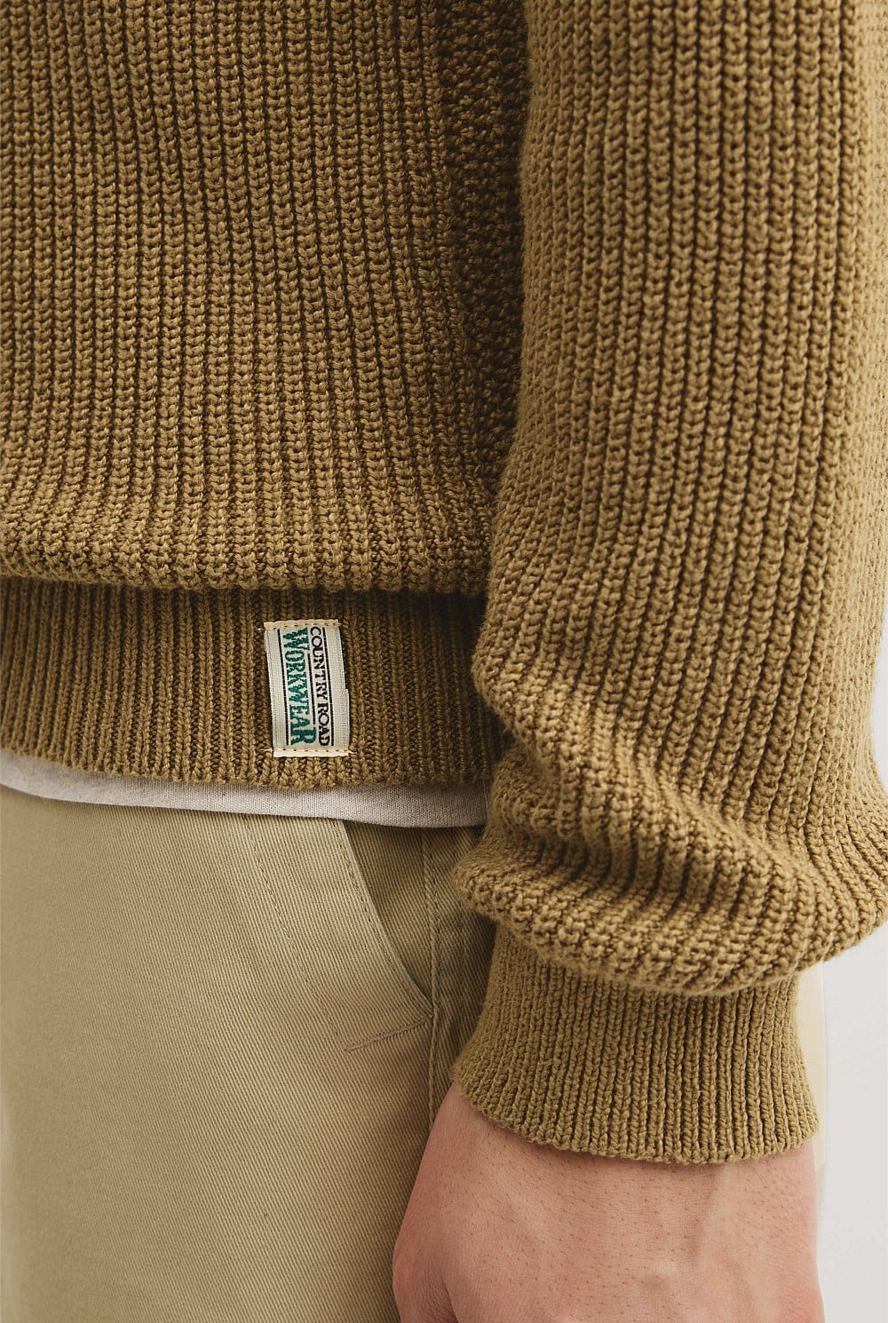 Workwear Australian Cotton Crew Knit