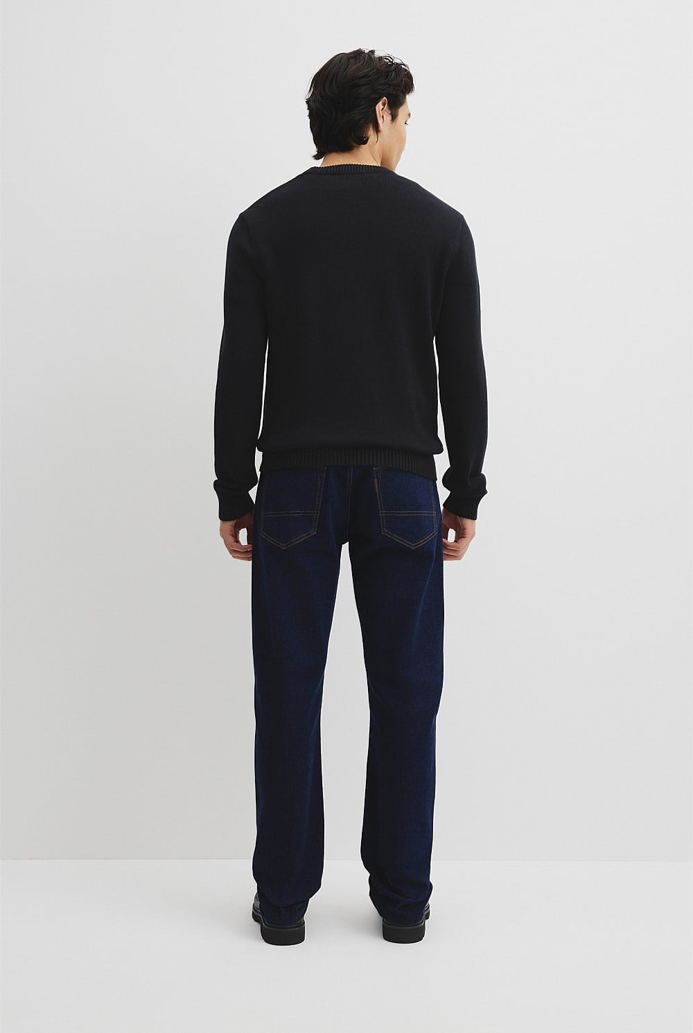 Australian Good Earth Cotton Crew Neck Knit