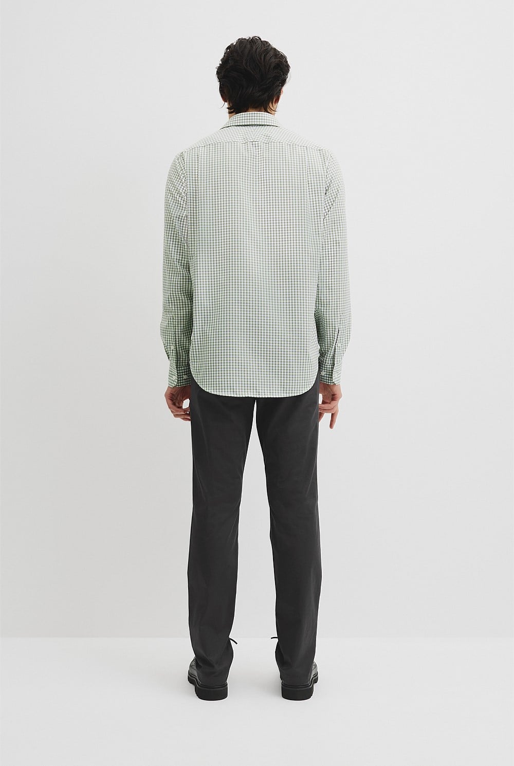 Regular Fit Gingham Travel Shirt