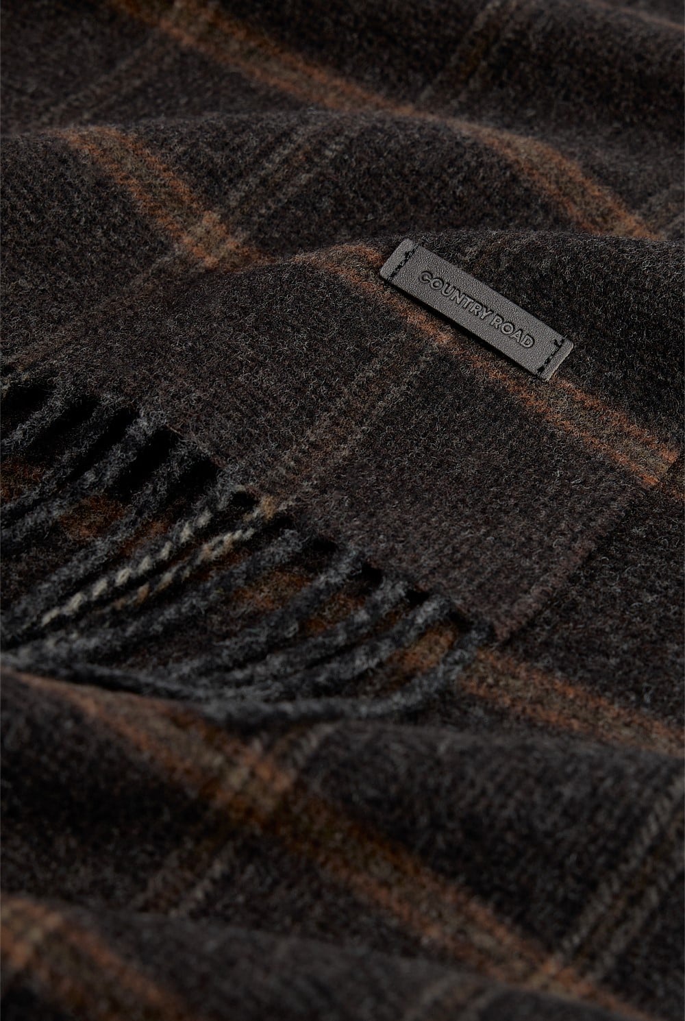 Woven Check Scarf