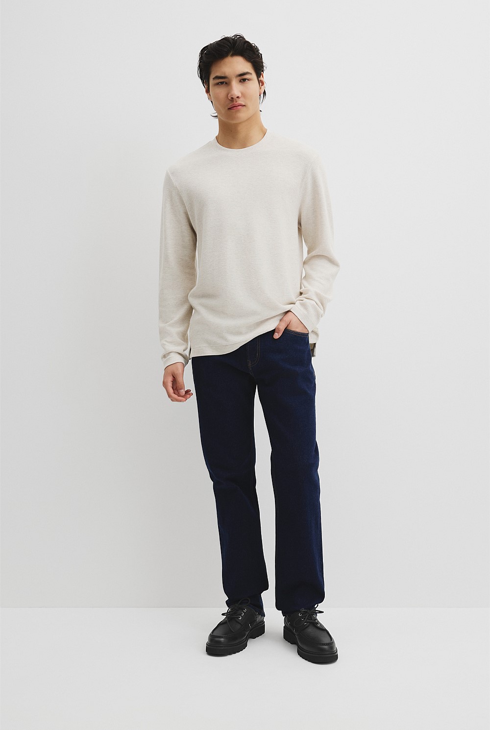 Australian Cotton Textured T-Shirt