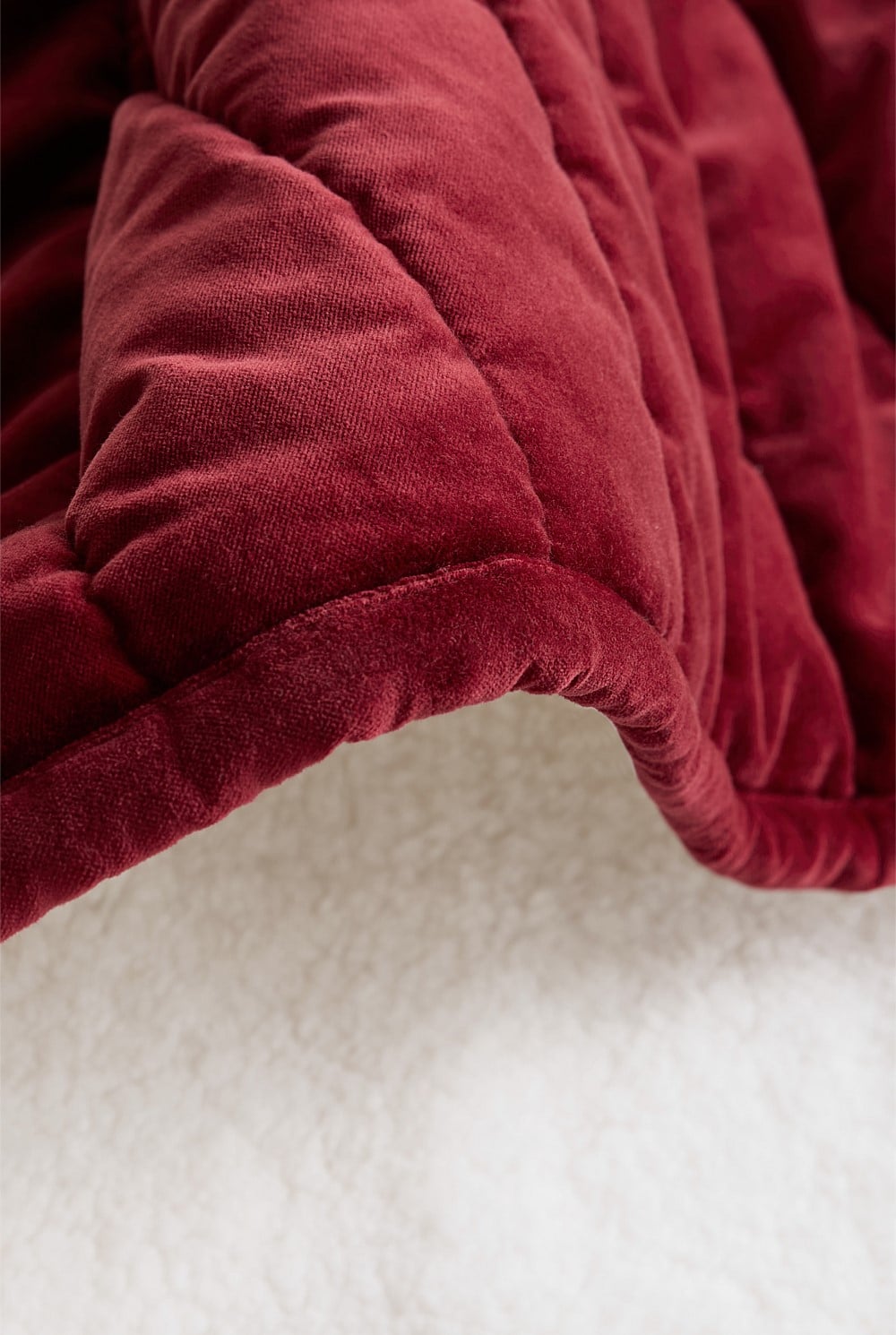 Marlon Cotton Sherpa Throw