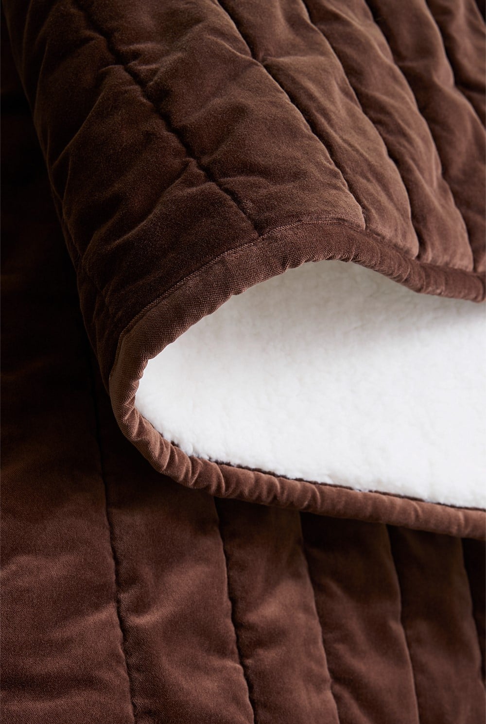 Marlon Cotton Sherpa Throw