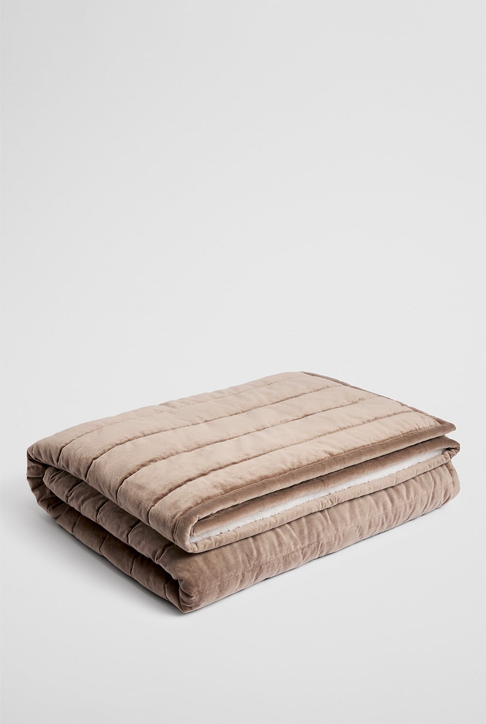 Marlon Cotton Sherpa Throw