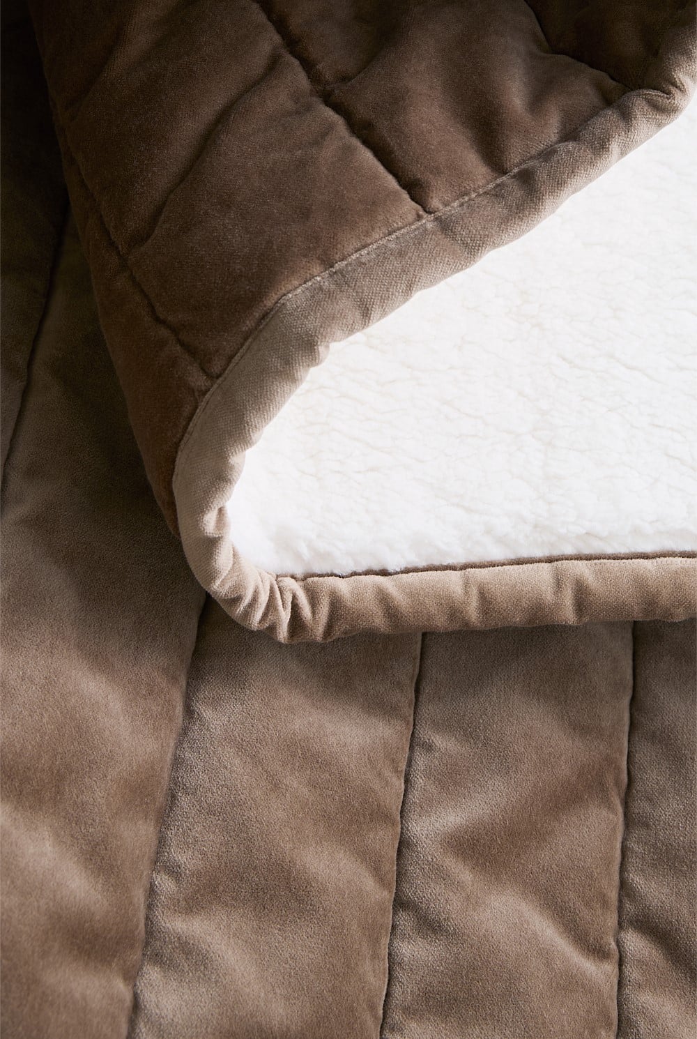 Marlon Cotton Sherpa Throw