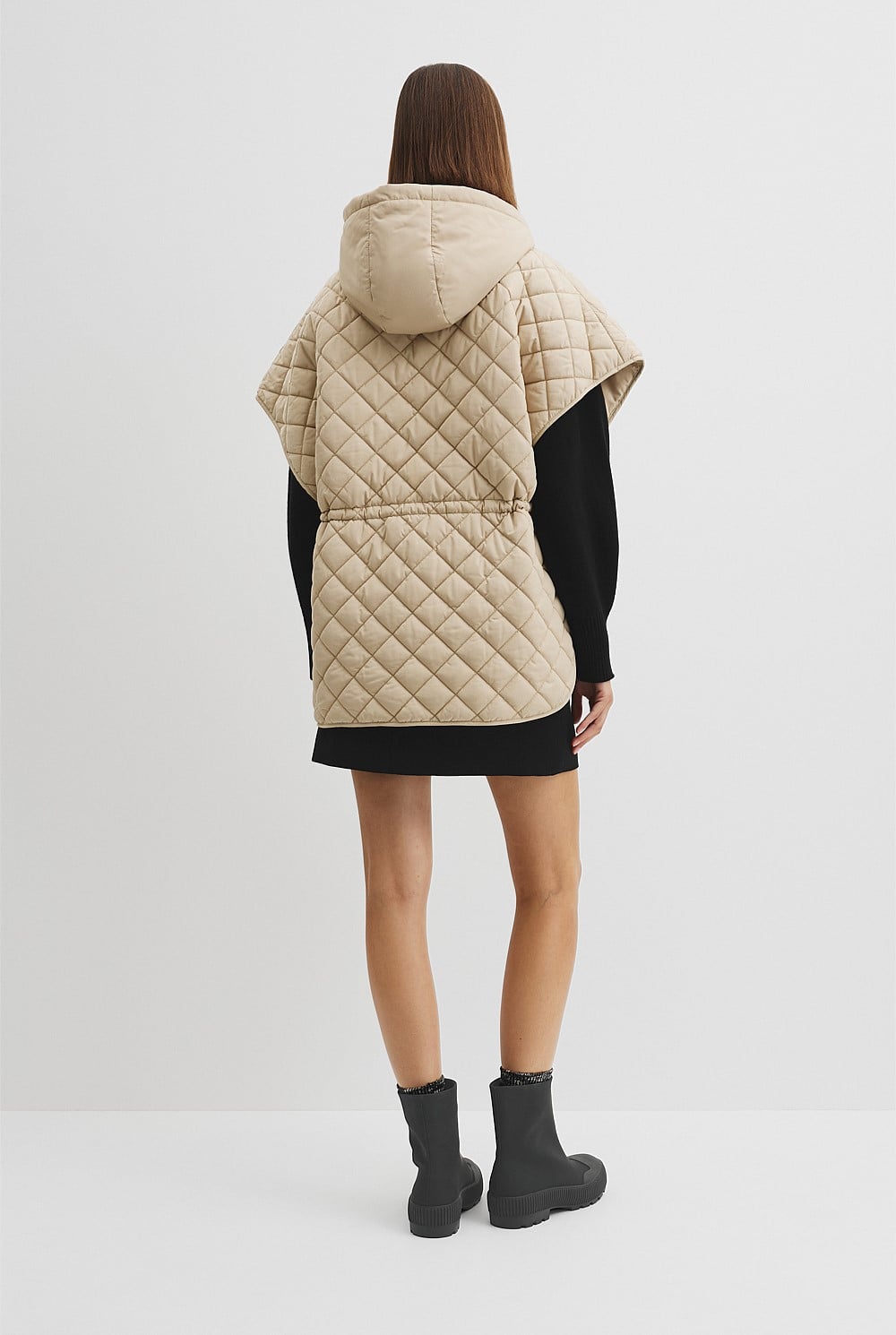 Reverse Quilted Poncho