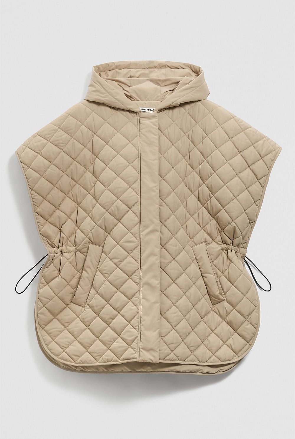 Reverse Quilted Poncho