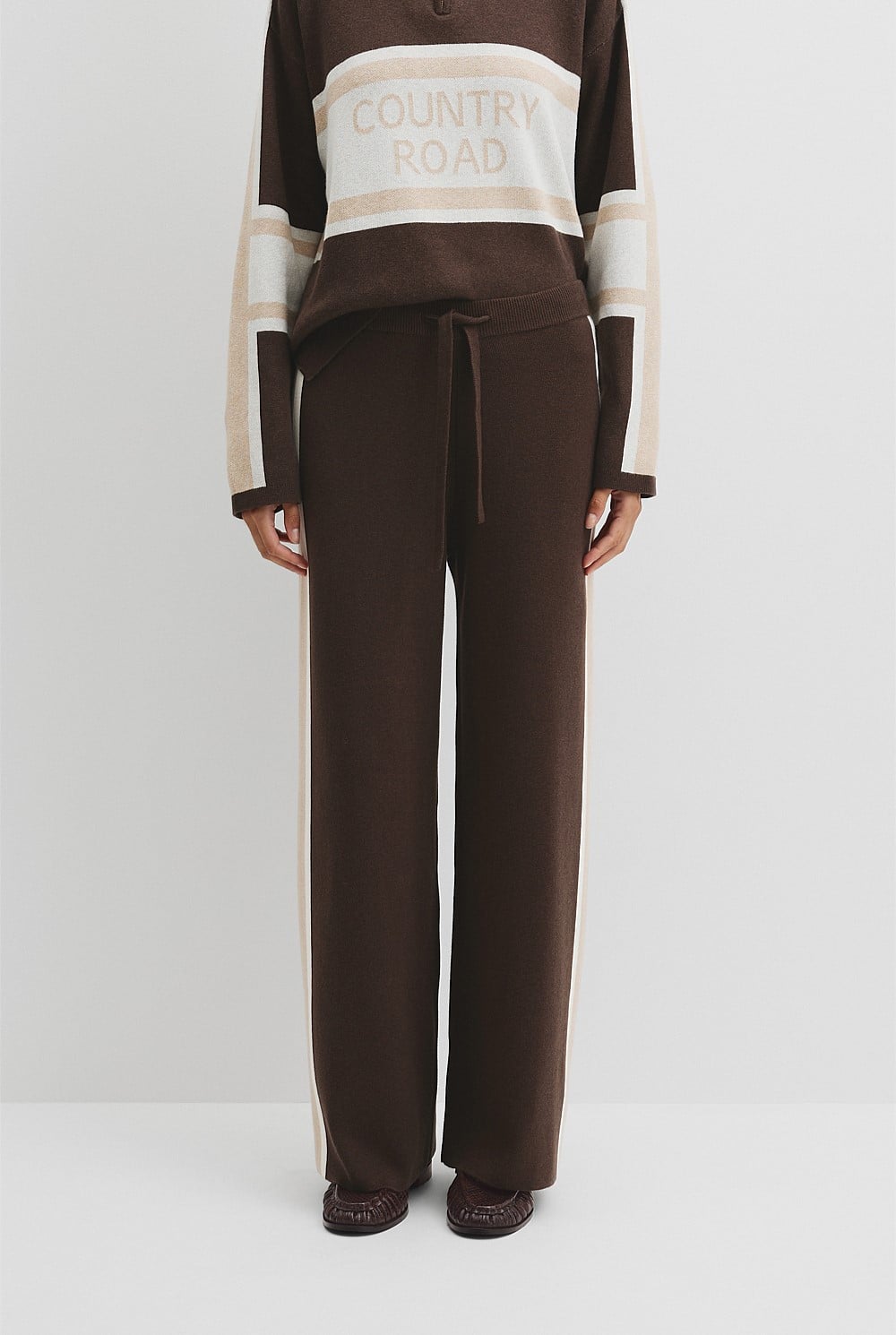 Organically Grown Cotton Blend Knit Pant