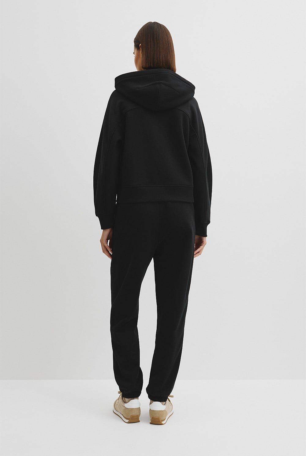 Australian Good Earth Cotton Zip Through Hooded Sweat