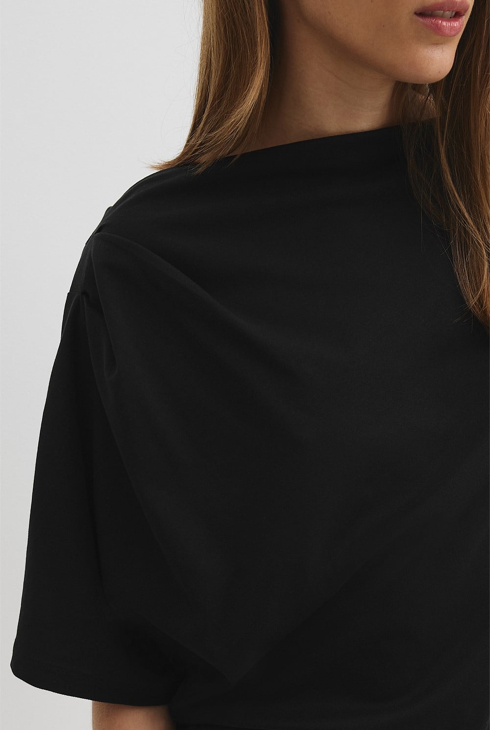 Australian Cotton One Shoulder T-Shirt