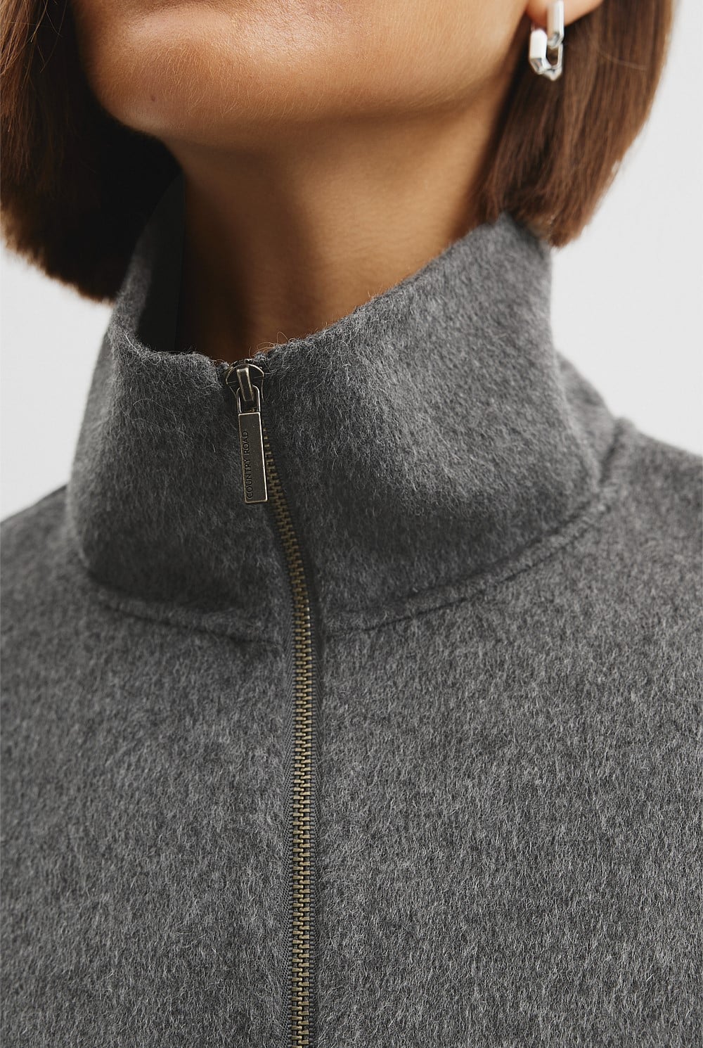 Zip Through Crop Jacket