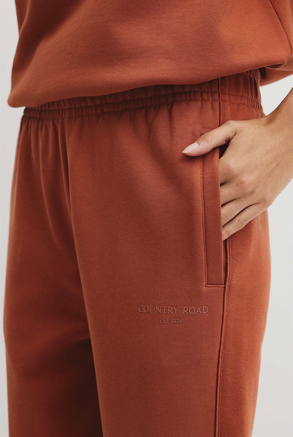 Australian Cotton Cuffed Track Pant