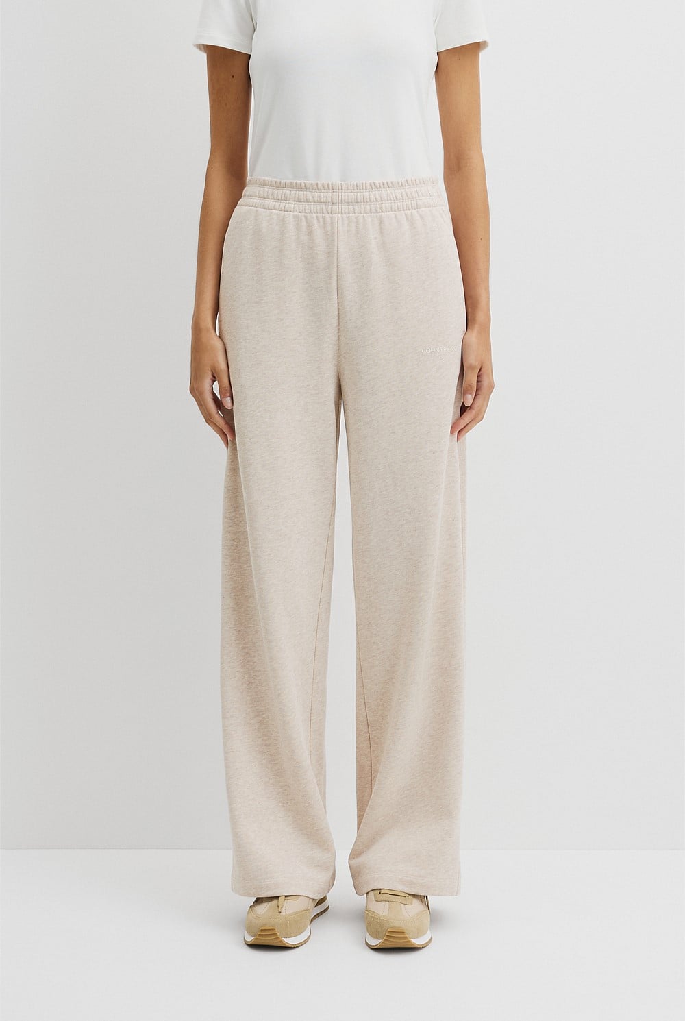 Australian Good Earth Cotton Straight Leg Track Pant
