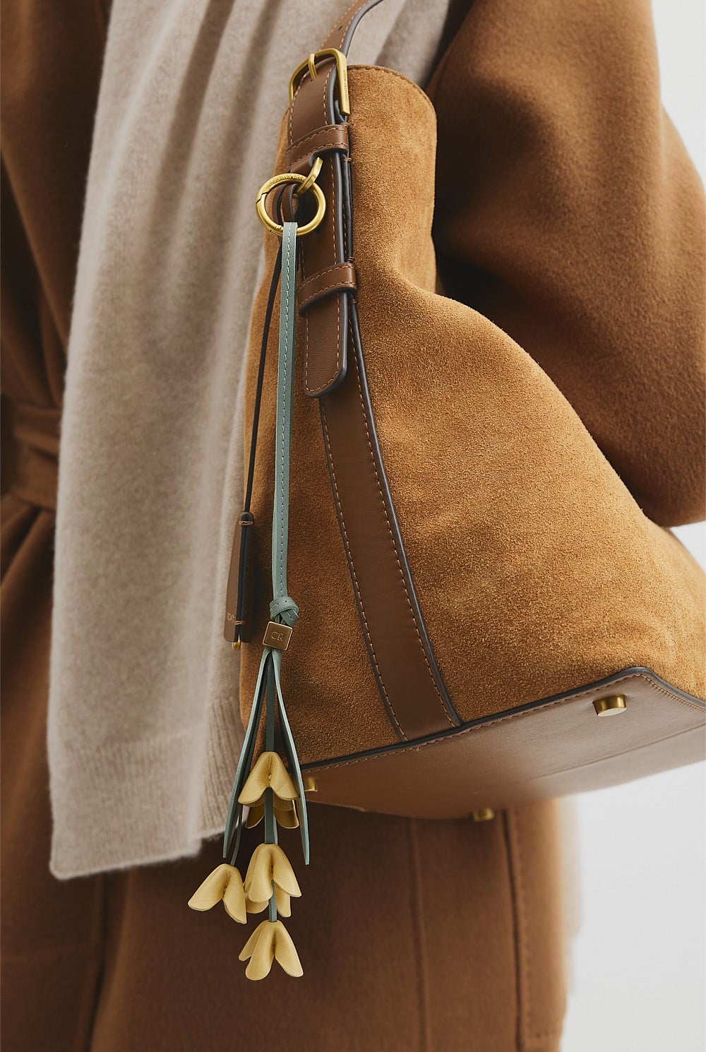 Gumflower Leather Charm