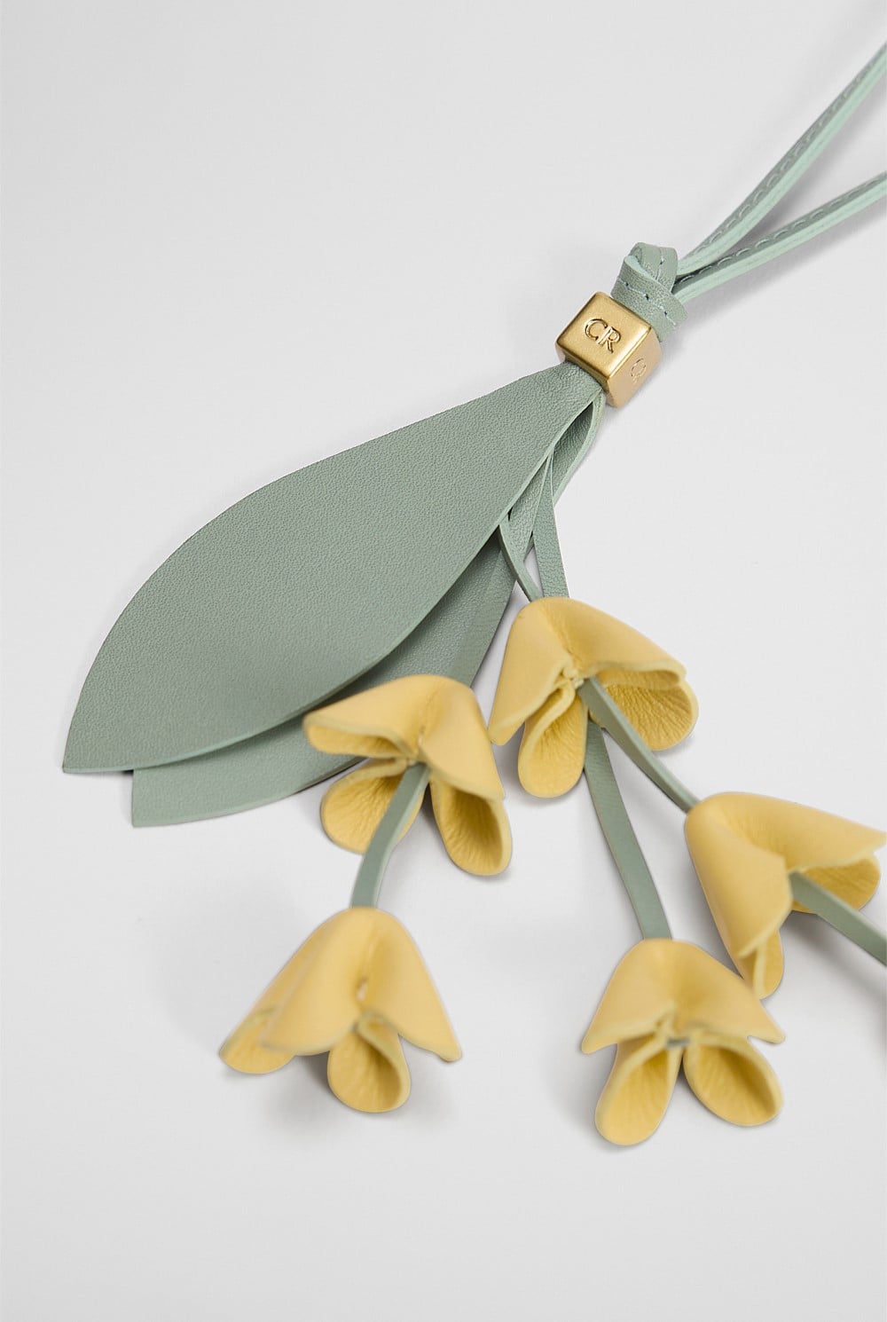 Gumflower Leather Charm