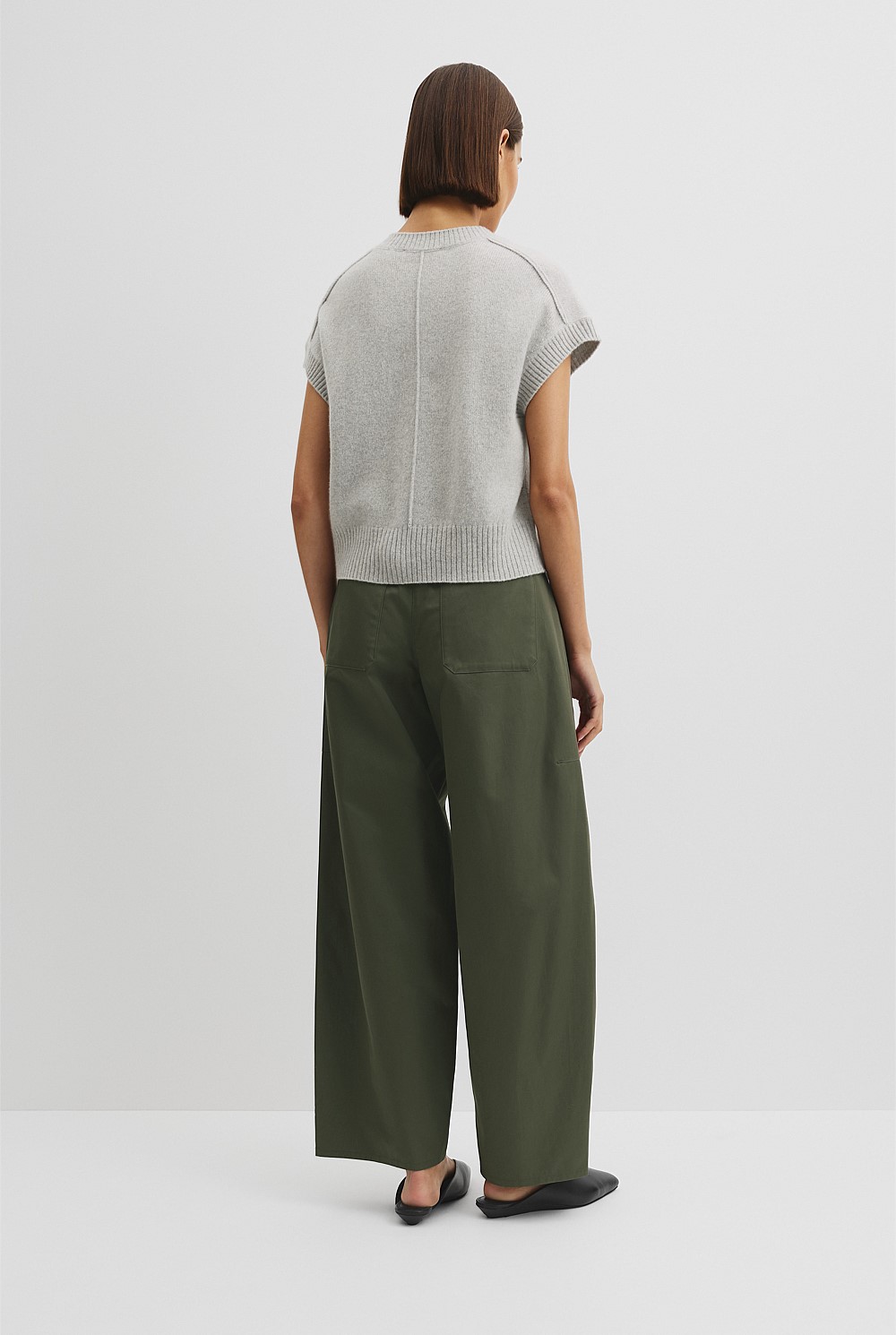 Short Sleeve Merino Wool Knit