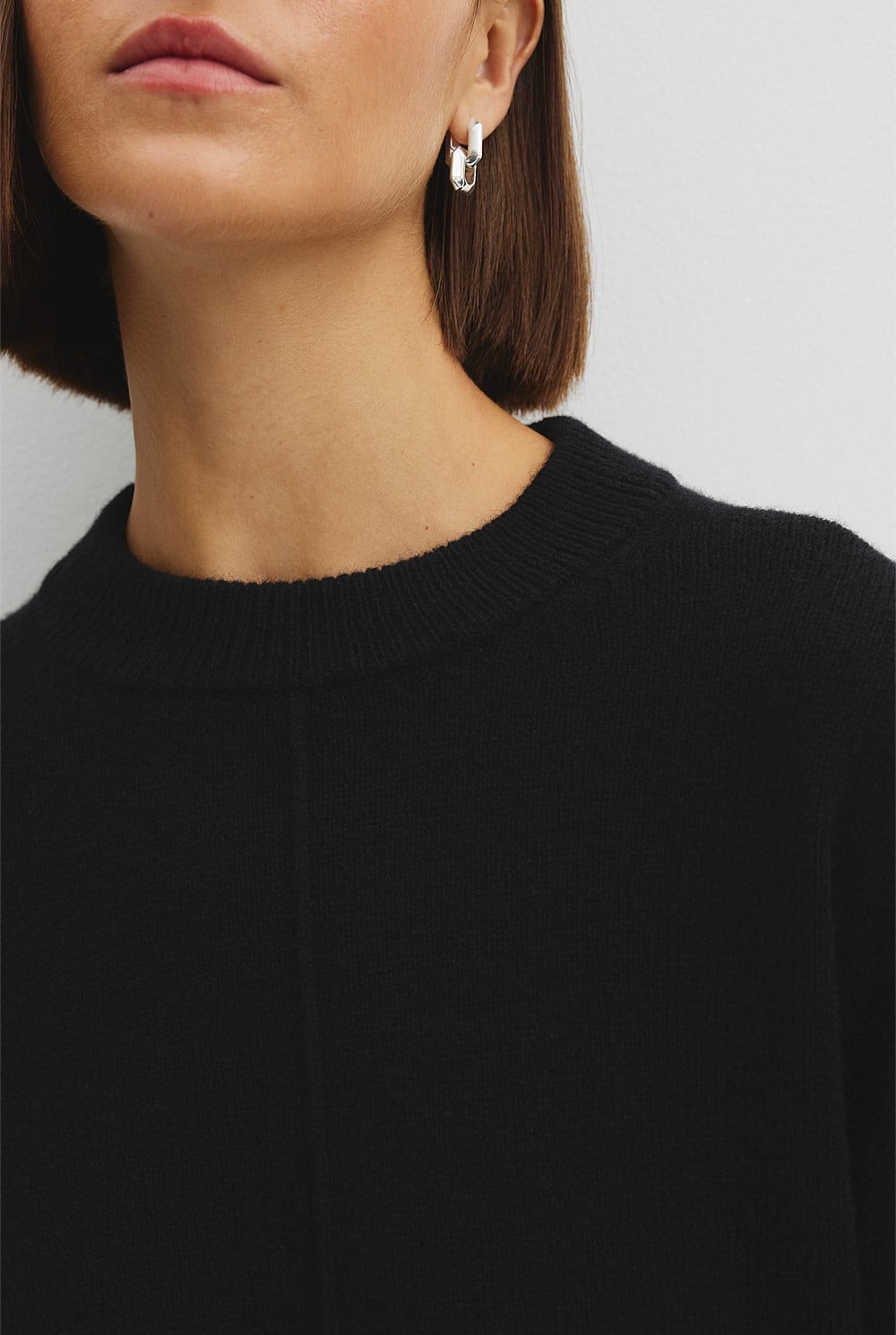 Merino Wool Crew Neck Knit