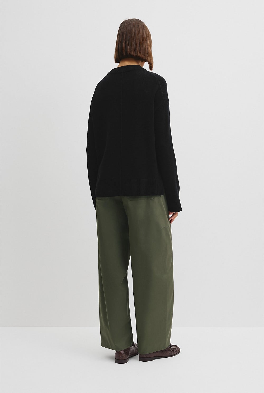 Merino Wool Crew Neck Knit
