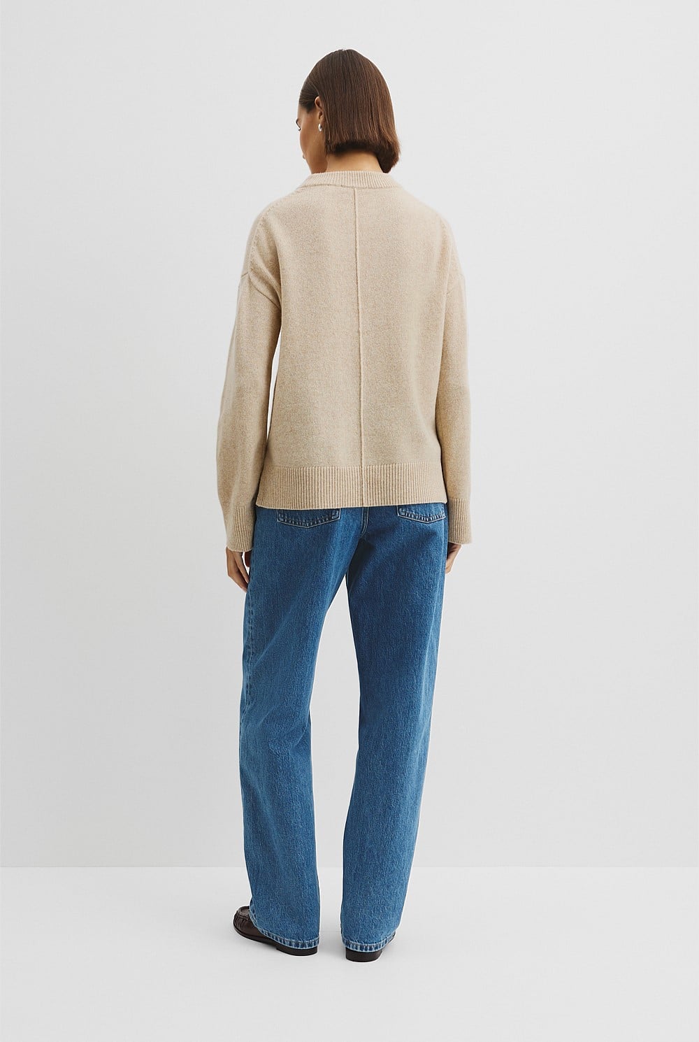 Merino Wool Crew Neck Knit