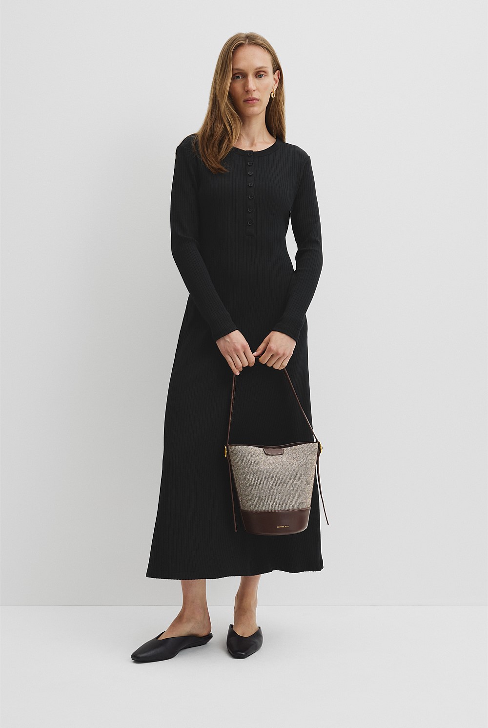 Structured Bucket Bag