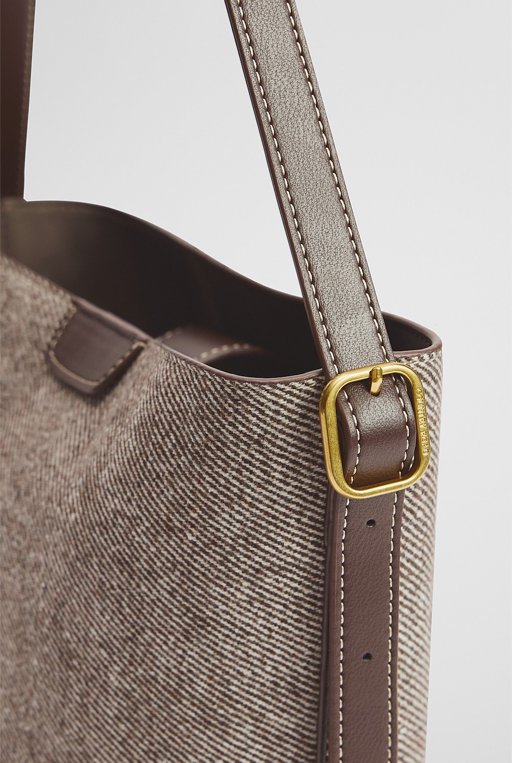 Structured Bucket Bag