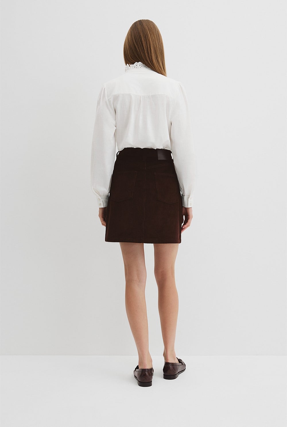 Corduroy Mini Skirt