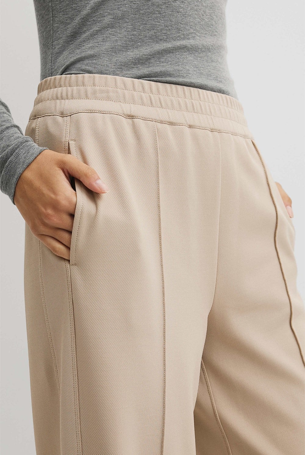 Twill Track Pant