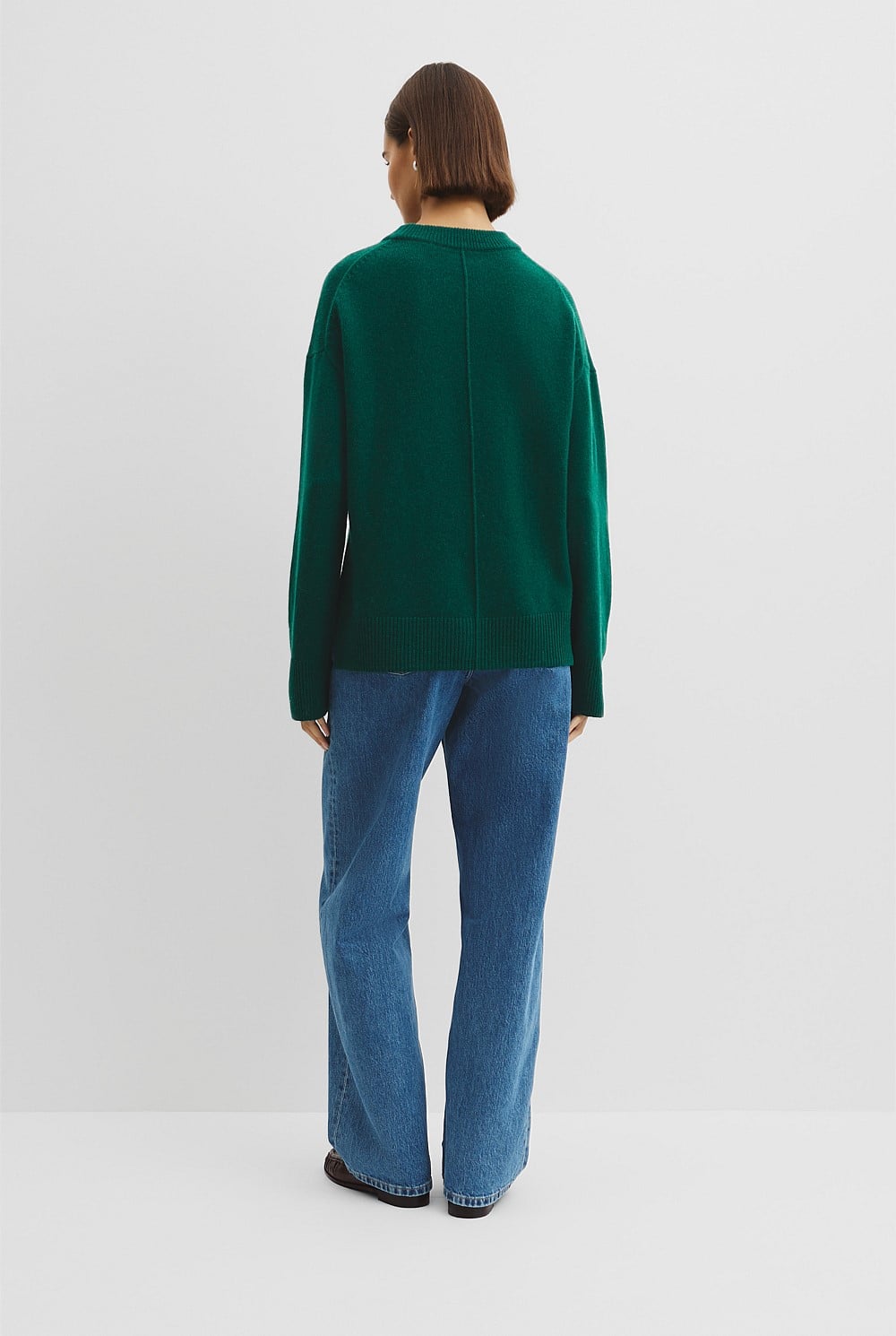 Merino Wool Crew Neck Knit