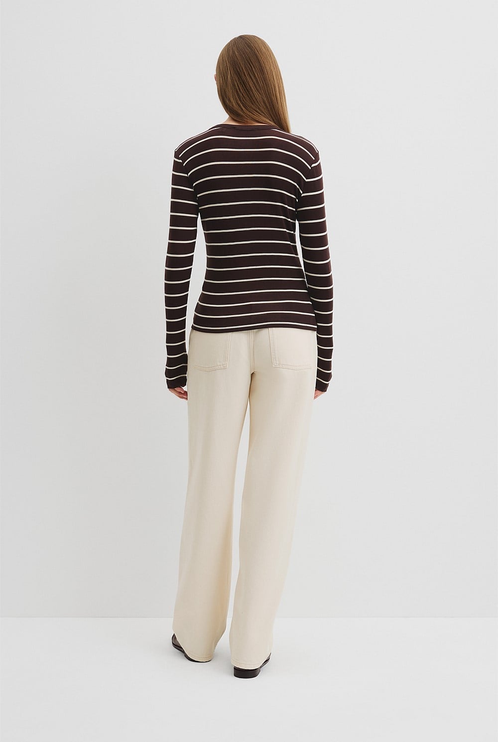 Soft Henley Longsleeve Top