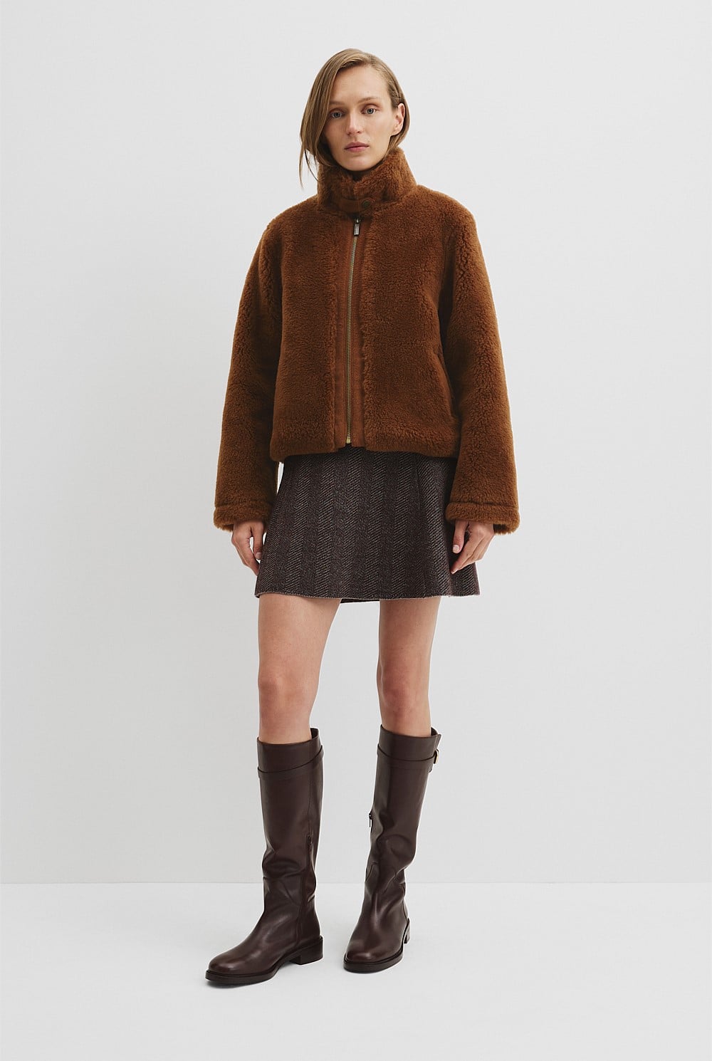 Short Teddy Fur Jacket