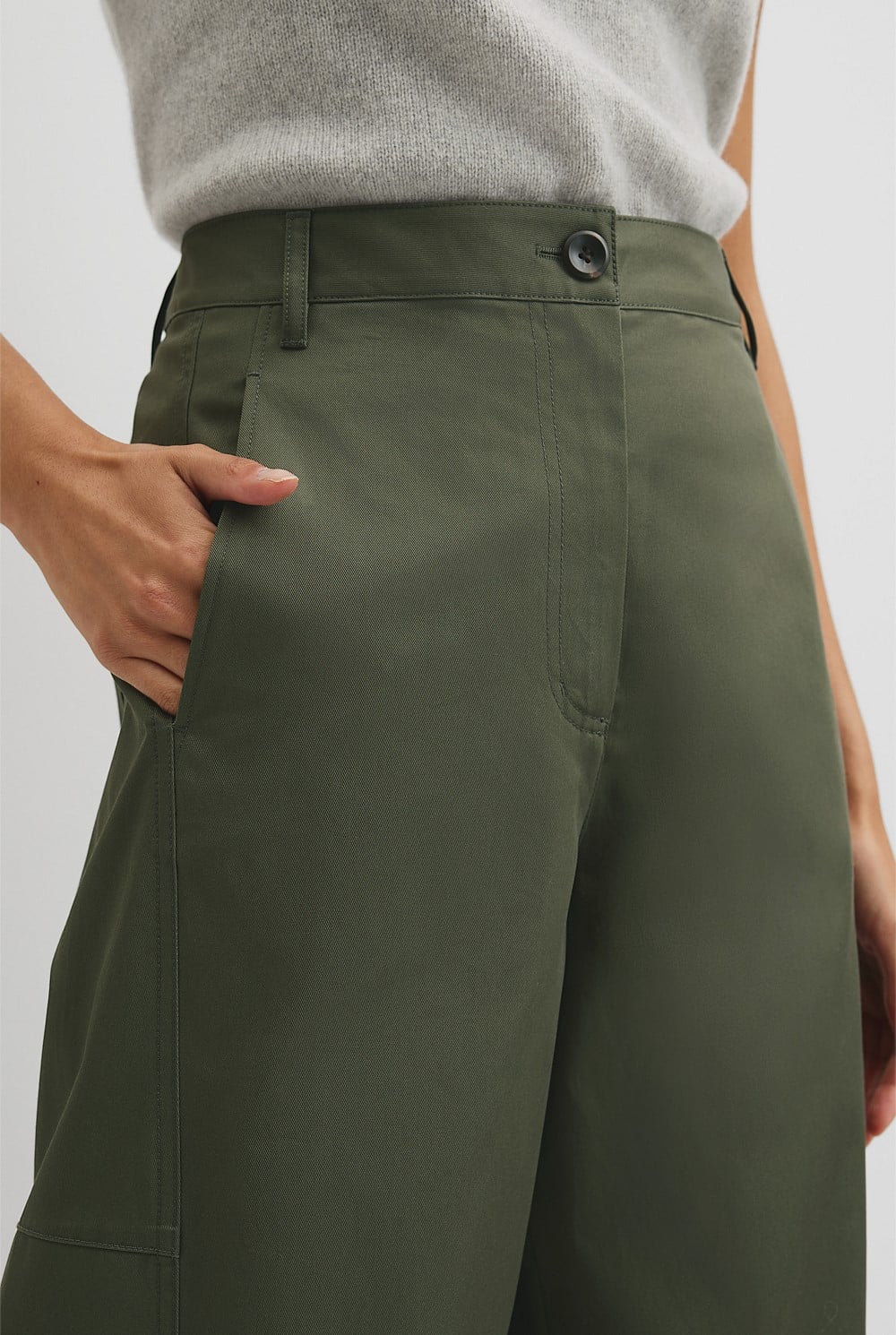 Australian Cotton Tapered Drill Pant