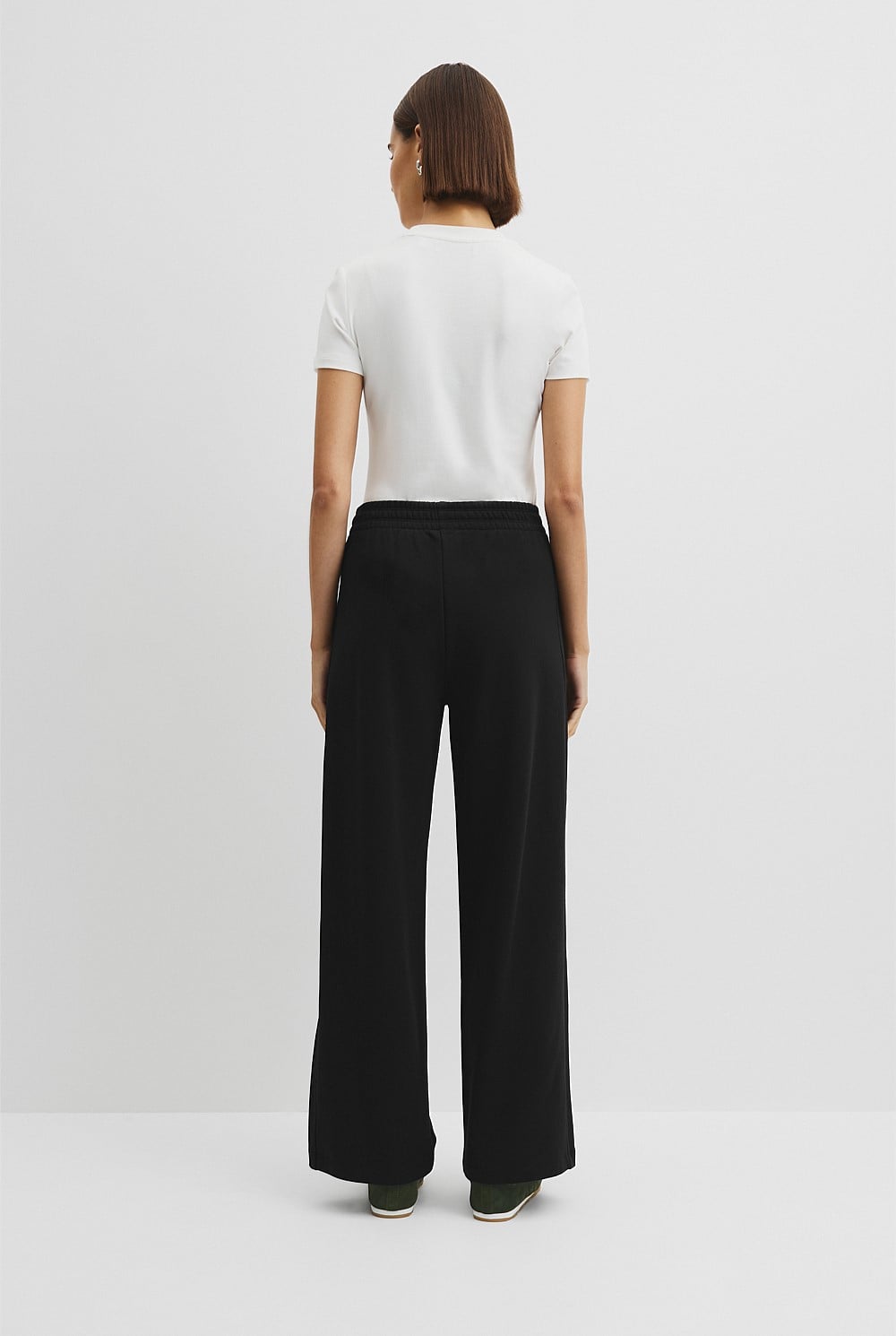 Australian Good Earth Cotton Straight Leg Track Pant