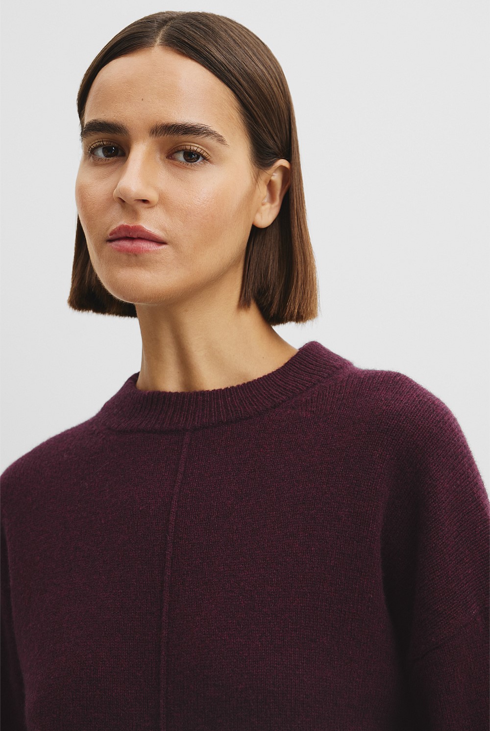 Merino Wool Crew Neck Knit