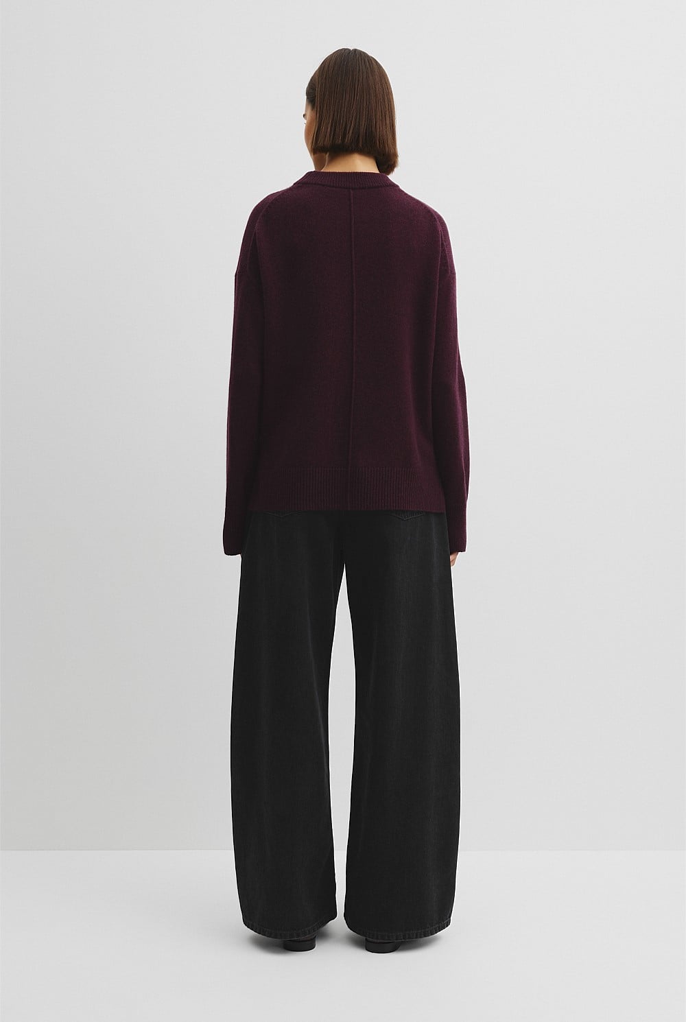 Merino Wool Crew Neck Knit