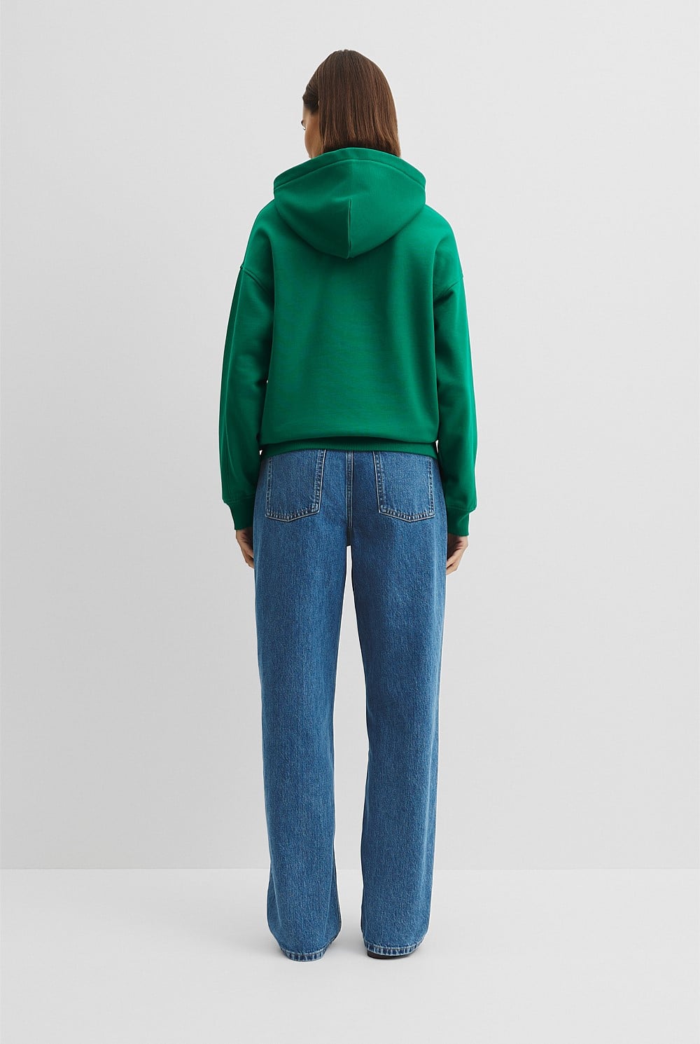 Australian Good Earth Cotton Pull Over Hooded Sweat