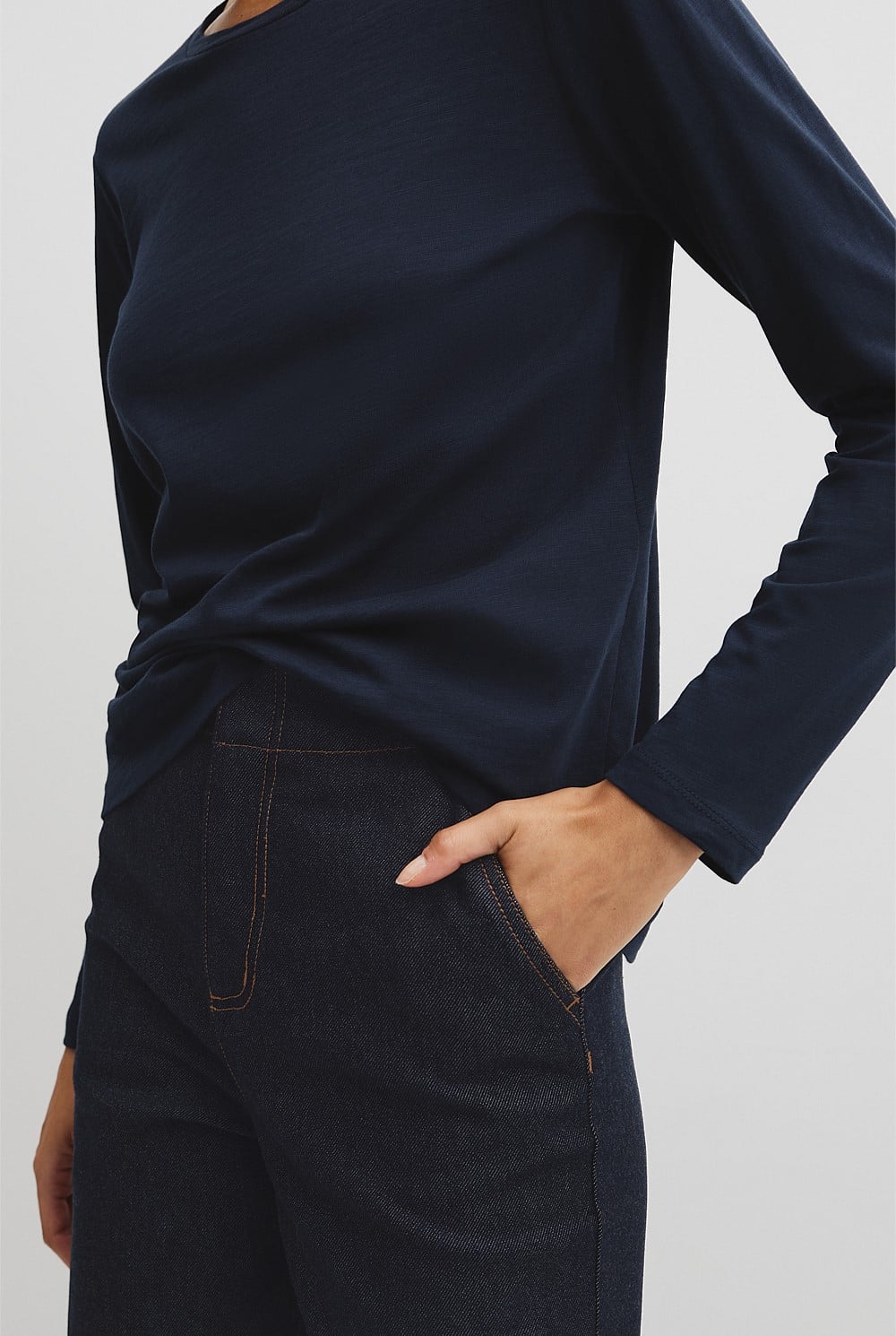 Australian Cotton Textured Slub T-Shirt