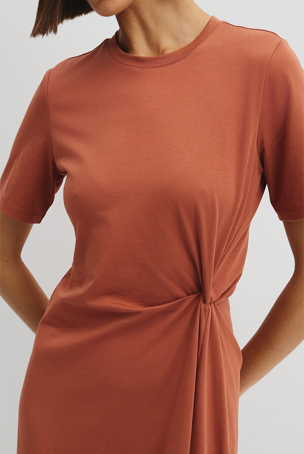 Twist Jersey Dress