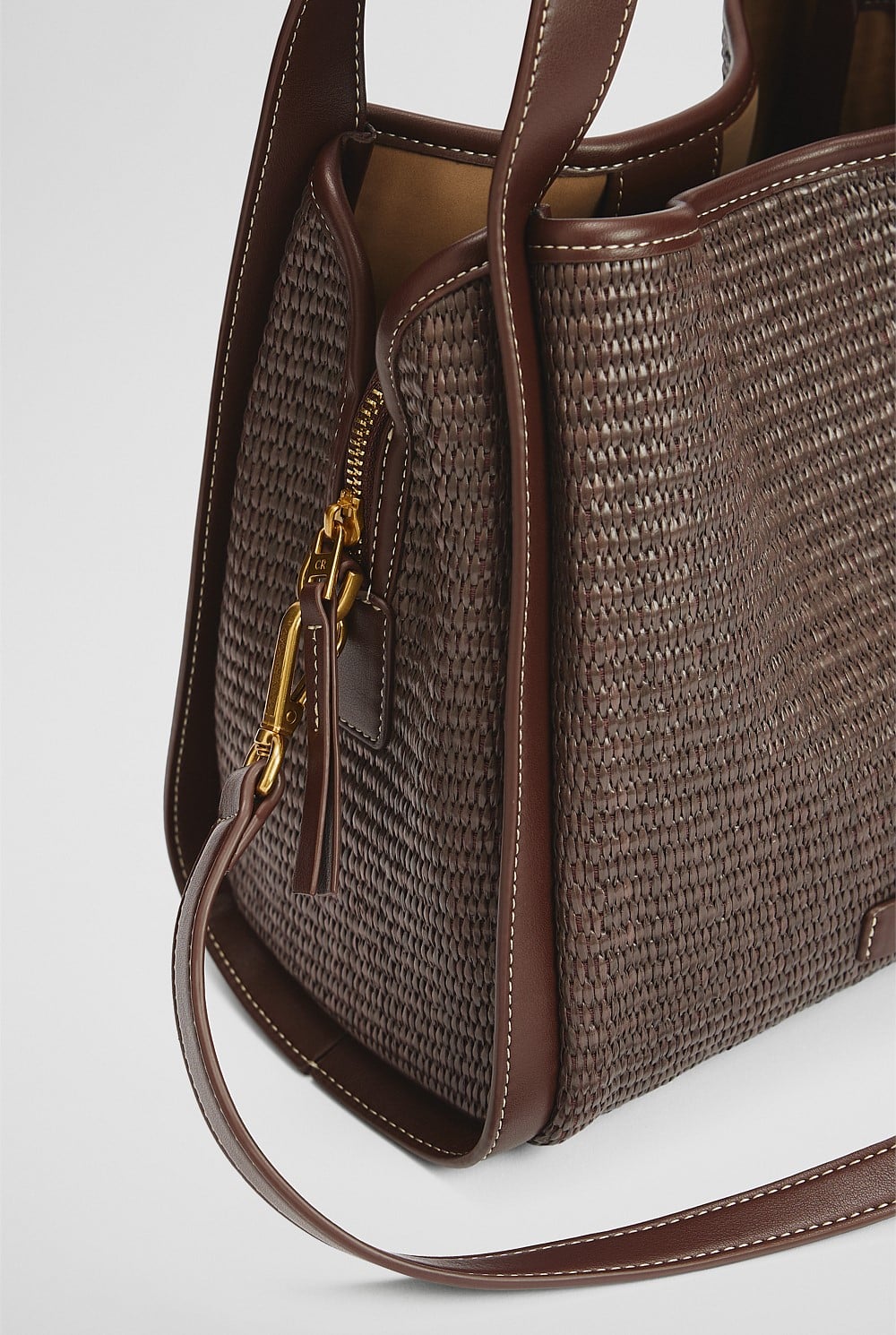 Middle Zip Crossbody Bag