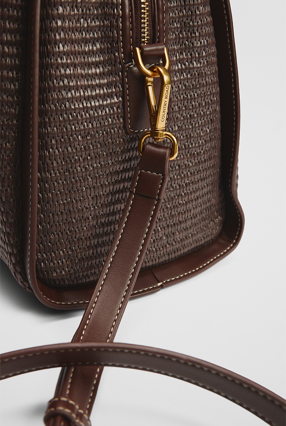 Middle Zip Crossbody Bag