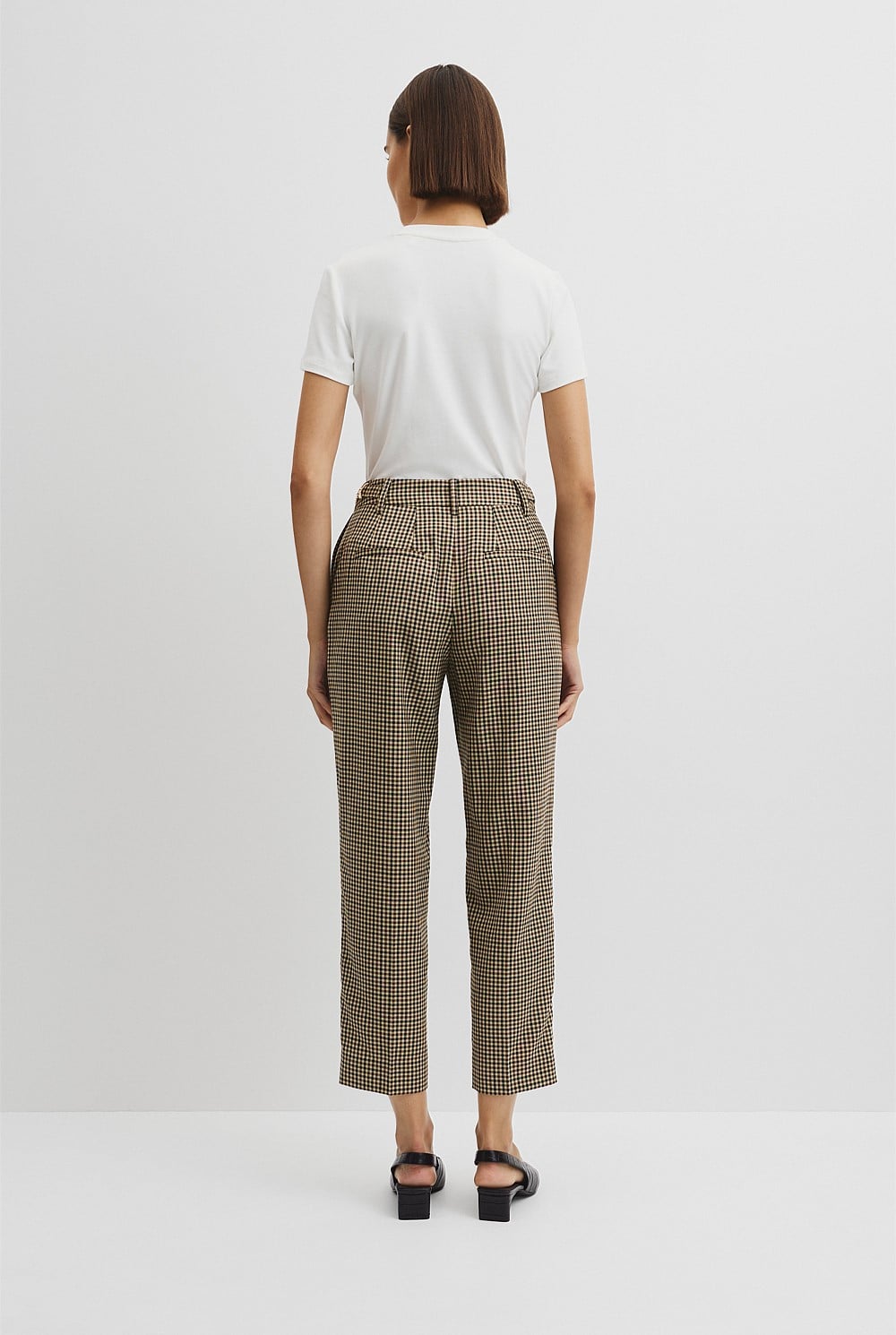 Check Wool Pant