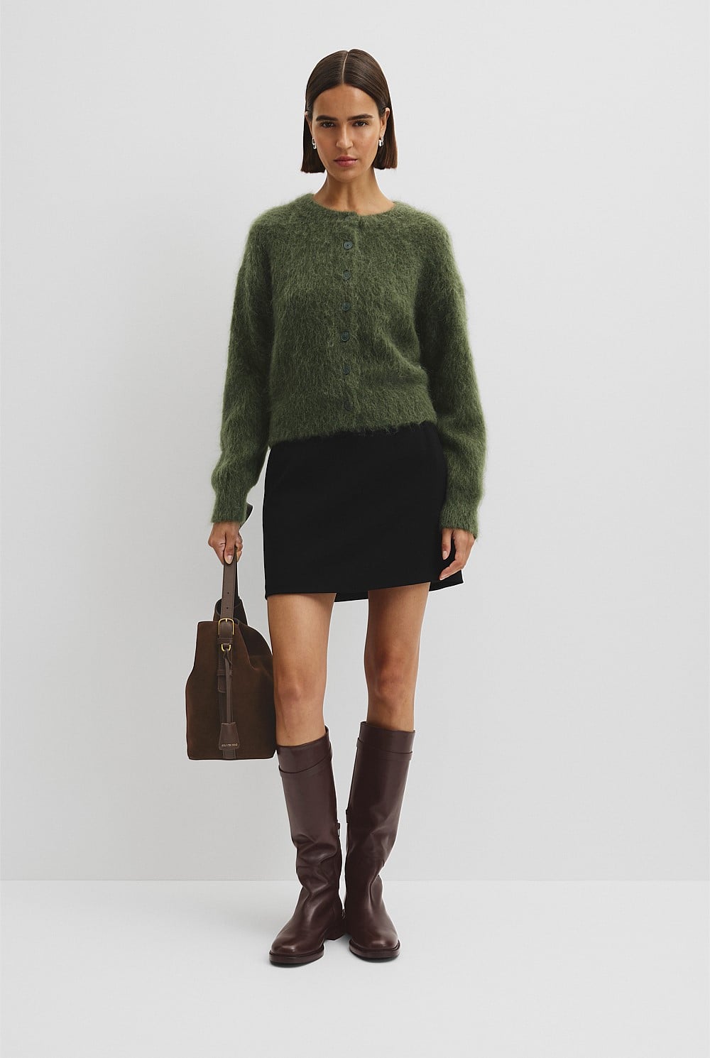 Long Sleeve Fluffy Cardigan