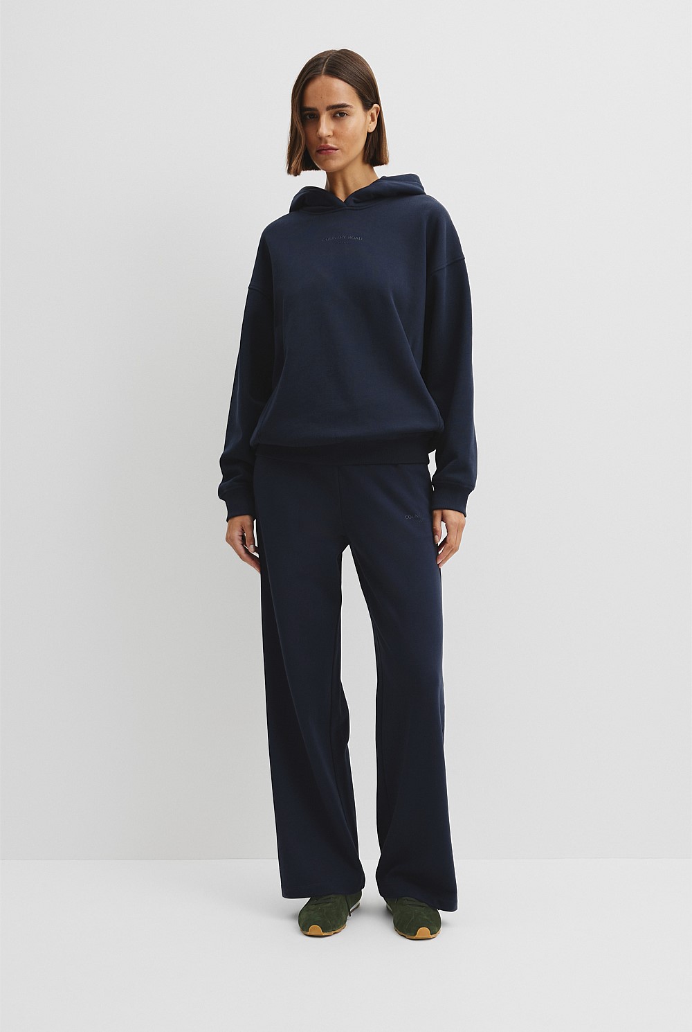 Australian Good Earth Cotton Pull Over Hooded Sweat
