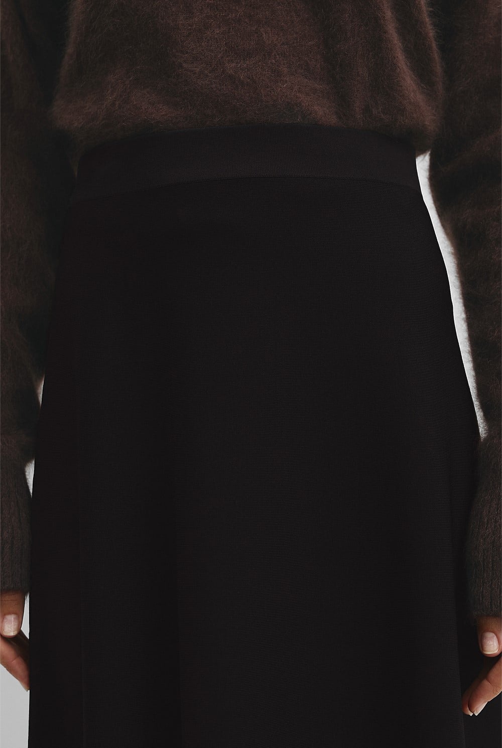 Compact Knit Skirt