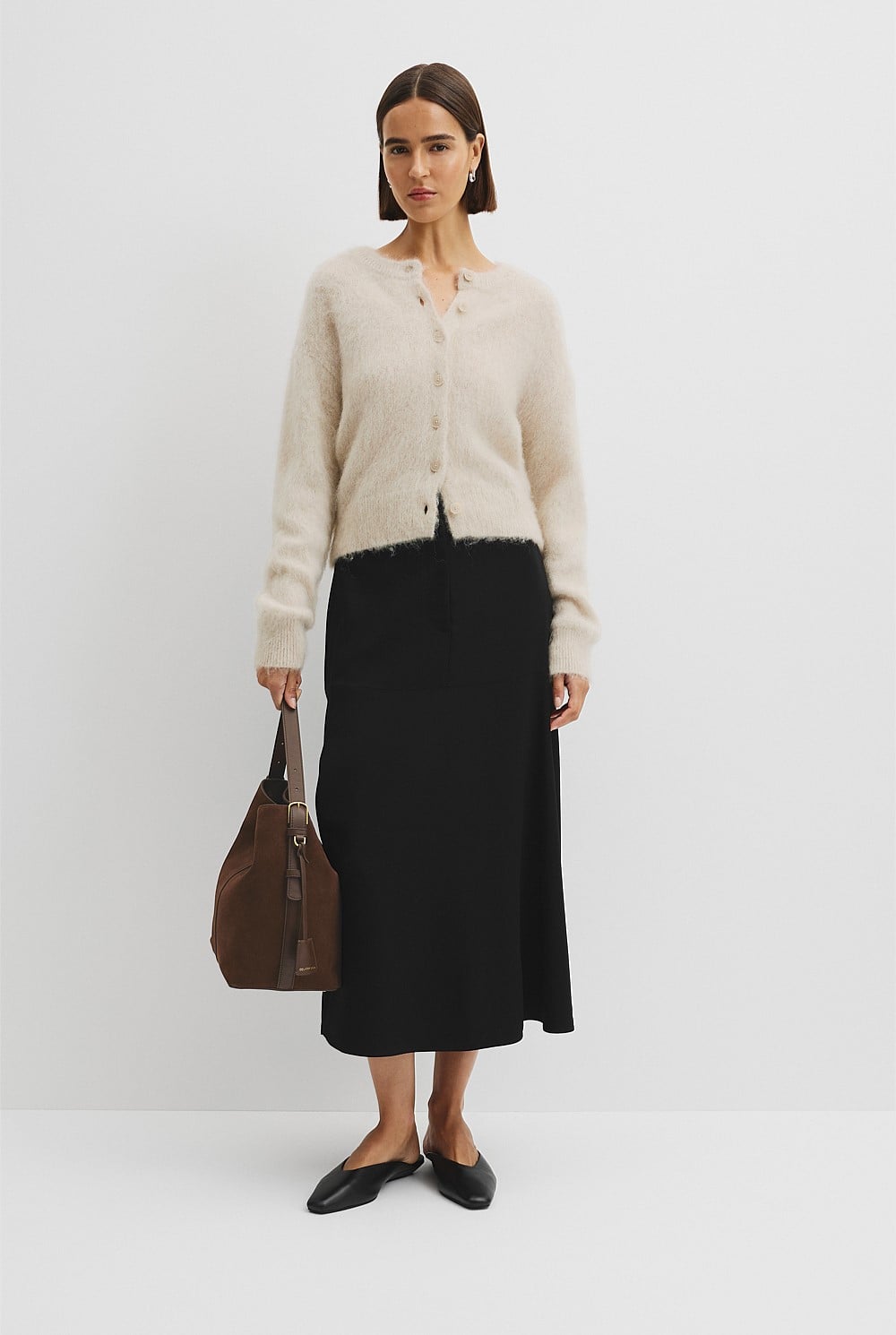 Long Sleeve Fluffy Cardigan