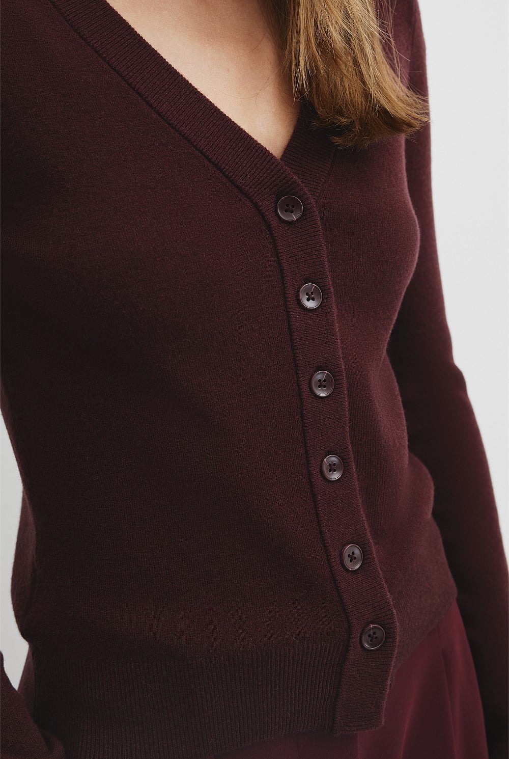 Wool Silk Cardigan