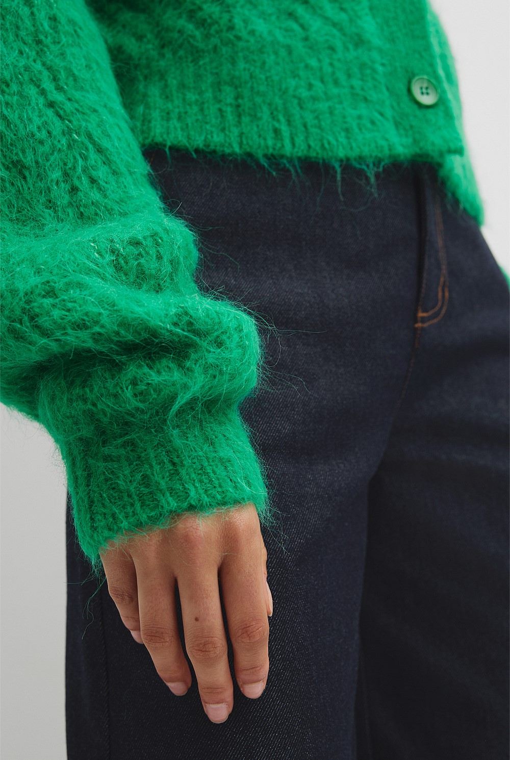 Fluffy Knit Cardigan